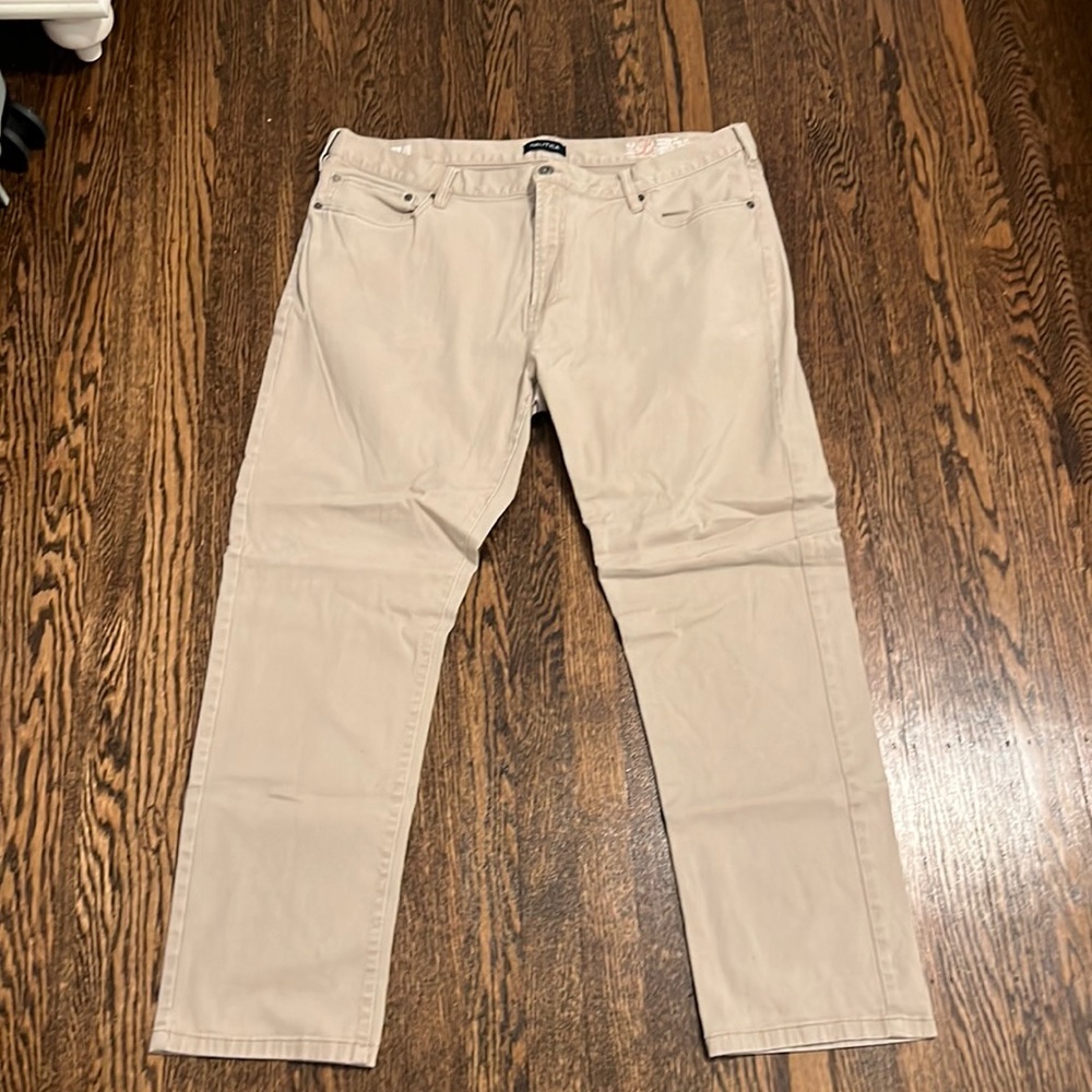 Nautica Slim Fit Khaki Pants